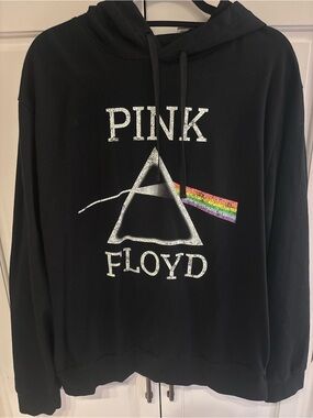 Pink Floyd Dark Side of the Moon Hoodie Men’s XL Black 2022 Licensed Band